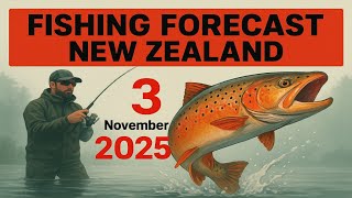 FISHING FORECAST in New Zealand for 3 November 2025 Drop Everything and Go Fishing