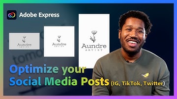 How to Optimize Your Social Posts (IG, TikTok, Twitter) | Adobe Express