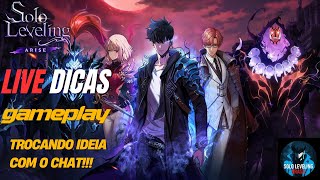 DICAS E GAMEPLAY!! EAD SOLO LEVELING ARISE!! CONTEUDOS COM O CHAT!! COLA AII!!