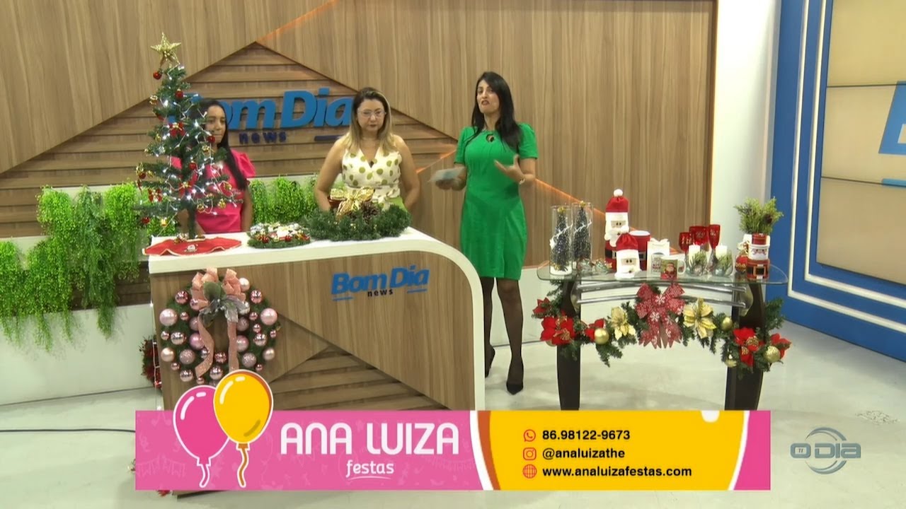 Ana Luiza Festas tem acessórios para decoração natalina 17 11 2023