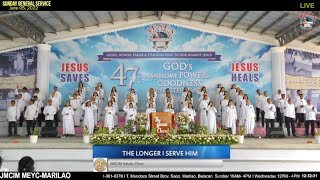 Video thumbnail of "The Longer I Serve Him| JMCIM Meycauayan Bulacan Adult's Choir | June 05, 2022"