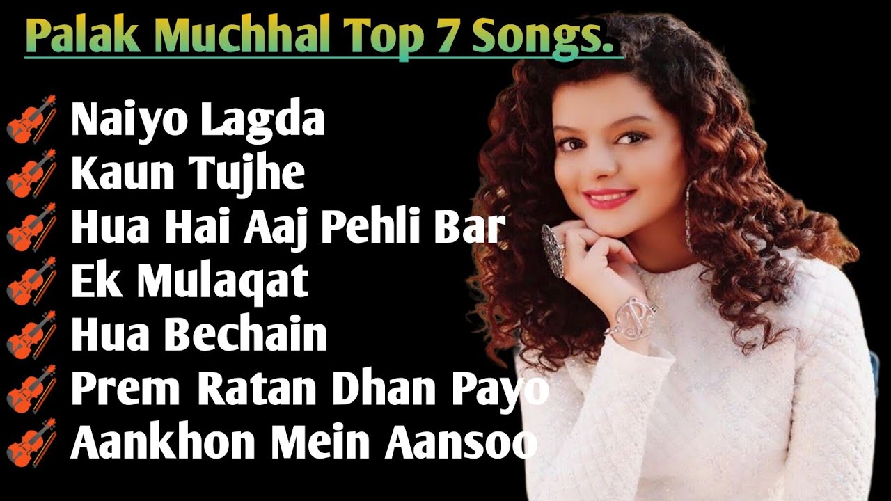 Best of Palak Muchhal 2023   Palak Muchhal Hits Songs  Latest Bollywood Songs  Indian songs