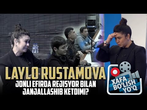 Bu kun boshlovchisi Laylo Rustamova jonli efirda rejisyor bilan janjallashib ketdimi?