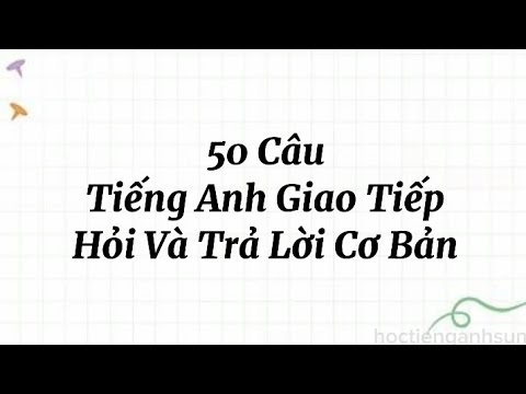 50 Câu Tiếng