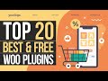 Top 20 BEST & FREE WooCommerce Plugins For WordPress 2020 - Must Have Plugins For eCommerce Websites