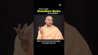 How to Make Shambhavi Mudra More Effective 🔱 Explained by Om Swami