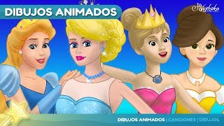 5 Cuentos | LA PRINCESA Y EL GUISANTE y 4 Princesas animados | Cuentos infantiles para dormir