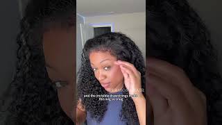 Why she always attracts me🤩this edges &amp; texture giving eyverything !!#hermosahair  #wigs #curlyhair