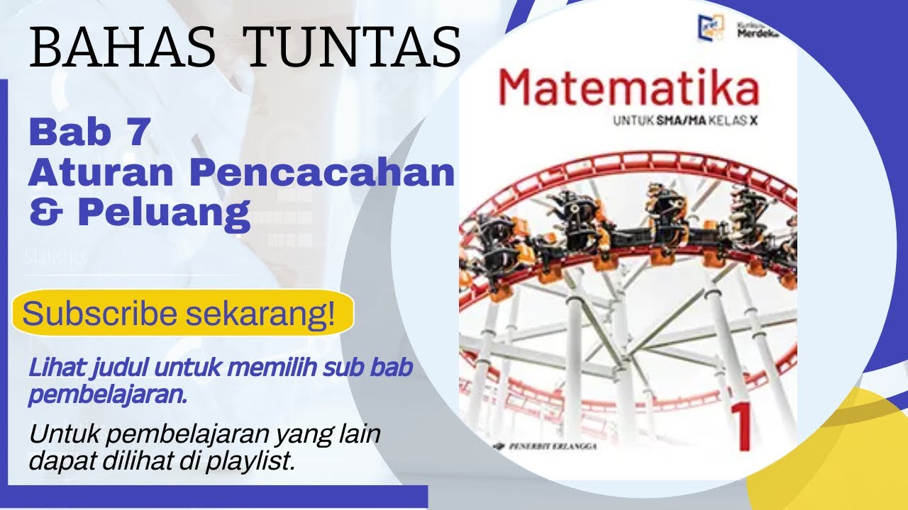 Aturan pencacahan dan peluang kelas 10 latihan soal akhir bab youtube