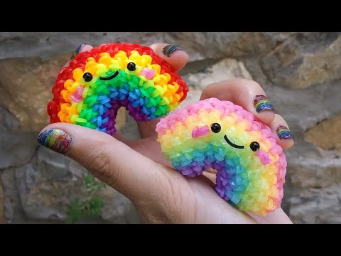 how to crochet with rainbow loom kit with no plastic thing｜TikTok