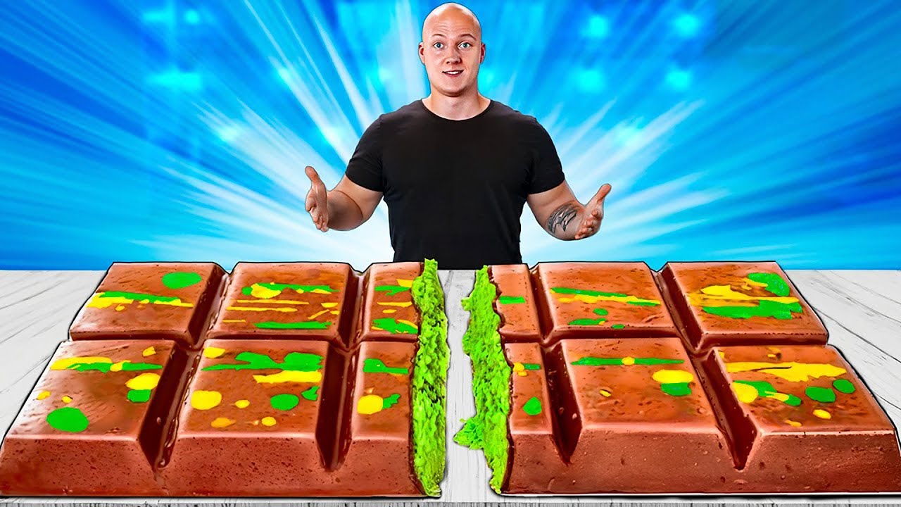 Ho Fatto Una Tavoletta Di Cioccolato Gigante Di Dubai Del Peso Di 110 kg