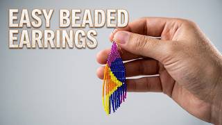 How to Make Colorful Beaded Fringe Earrings | Miyuki Bead Tutorial