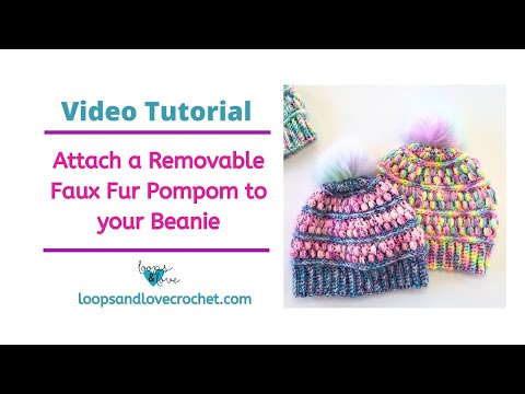 How to Add a Removable Pom Pom to Your Hat – Billy and Baa