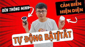 Cảm biến hiện diện điều khiển đèn thông minh Zigbee Tuya tự động bật-tắt