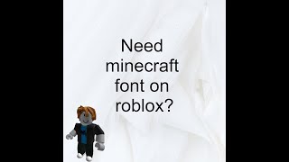 How to get minecraft font on roblox. || #youtubeshorts #youtuber #roblox #minecraft #viral screenshot 5