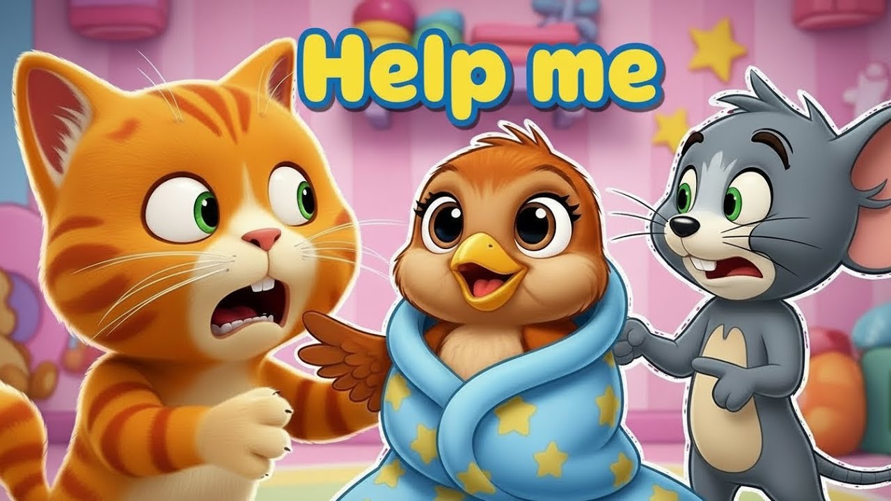 Tommy & Jerry Babysit a Baby 🍼 | funny animated cartoons