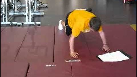 Push-up with Lateral Walk