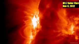 M1.7 Solar Flare - Nov 8, 2012 screenshot 5