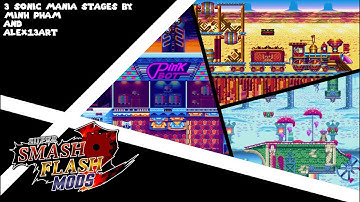 SSF2 Mods: Sonic Mania Stages Pack