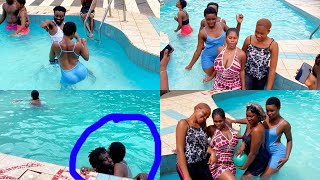 Saturday Partey at Poolside 😍 #swimming #swimmingpool #pool