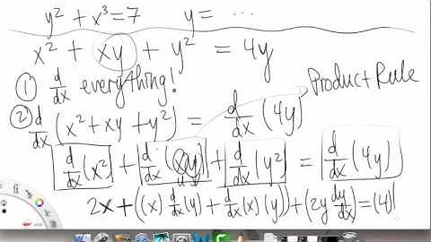 Implicit Differentiation | Overview pt 2 | Single Variable Calculus for Sci & Eng | Griti
