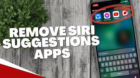 How to get rid of Siri suggestions Apps on iPhone 2023
