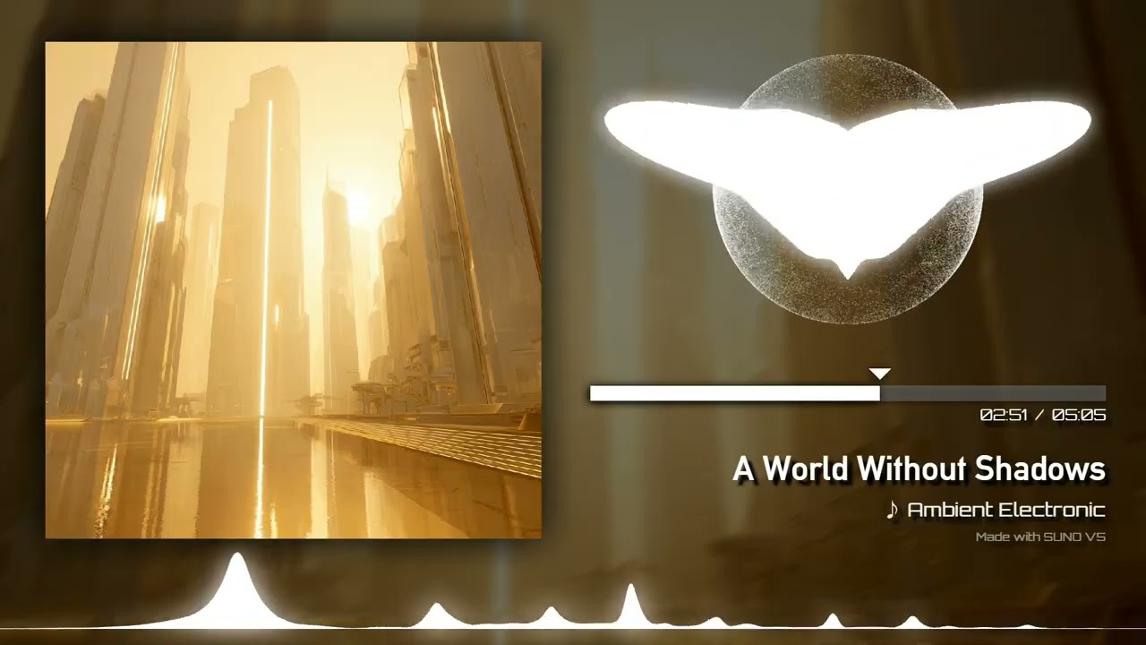 "A World Without Shadows" - Ambient Electronic Music made with SUNO AI