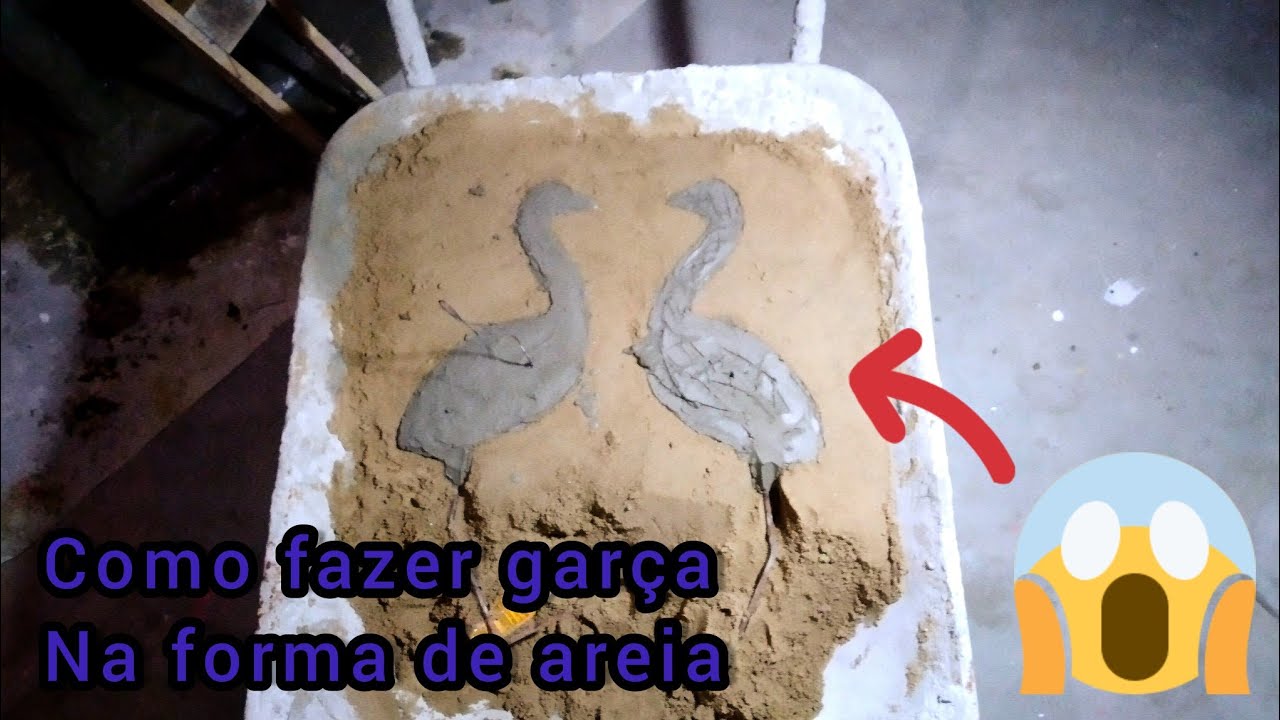 como fazer garça na forma de areia , será que funciona assista a parte 1 desse vídeo 😱➡️🦆