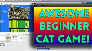 Scratch Tutorial: Awesome Beginner Cat Game!