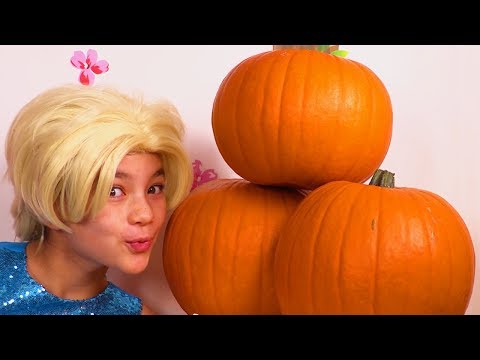 PRINCESS PUMPKIN SPICE MAGIC | Princesses In Real Life | Chocolate Fountain Challenge Cookies Candy