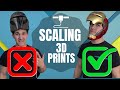 How to Scale 3D Printed Helmets!