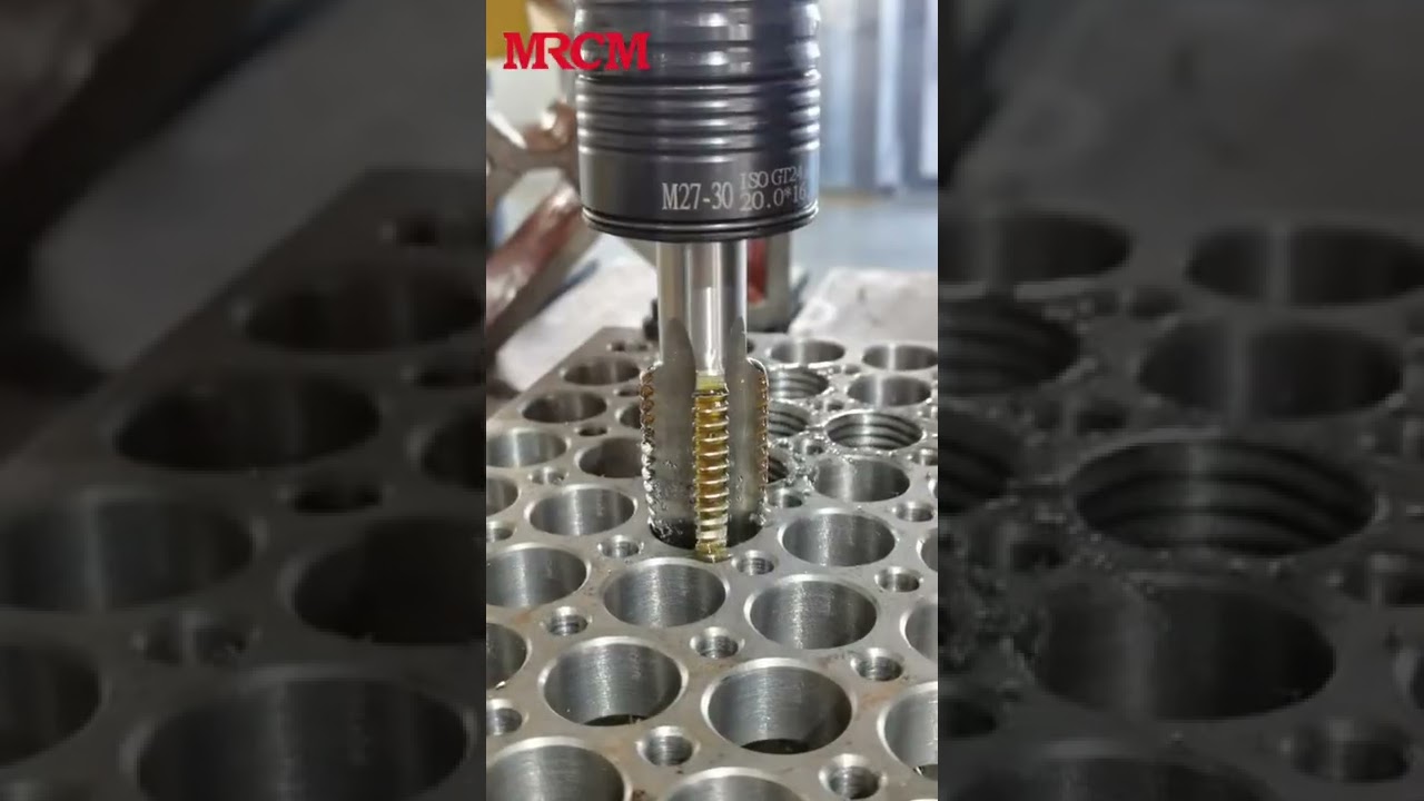 MRCM tapping machine, show you the demo in the manufacturer, touch the screen