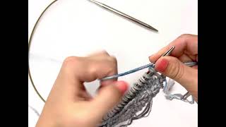 Weaving in Ends as you knit - for Continental style knitters