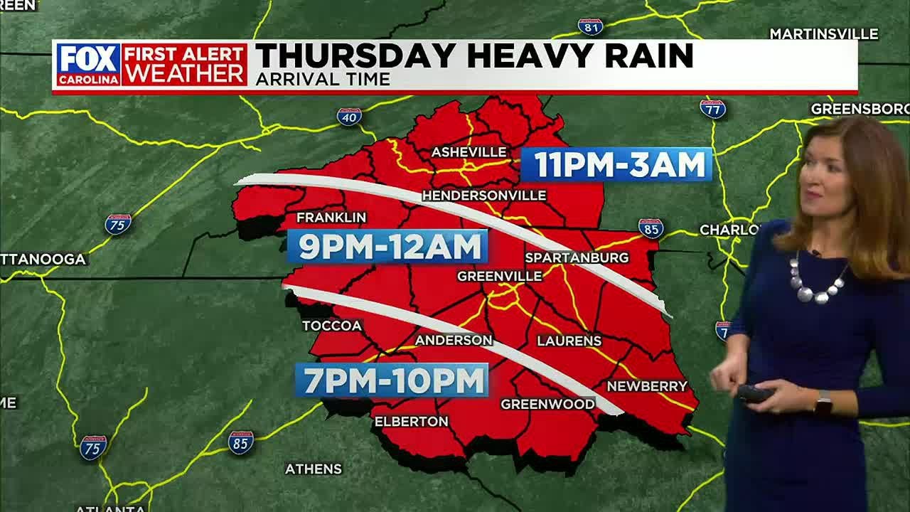 Rain tapers off tonight with patchy fog developing, round two of ...