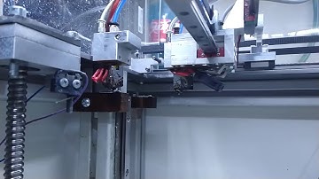 Core XY 3D printer tool changer slowmotion