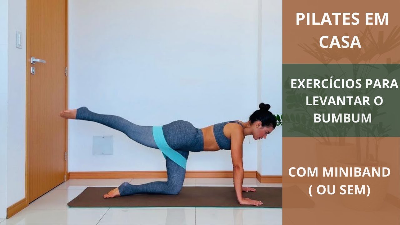 Pilates em casa / sequência de exercícios  com miniband