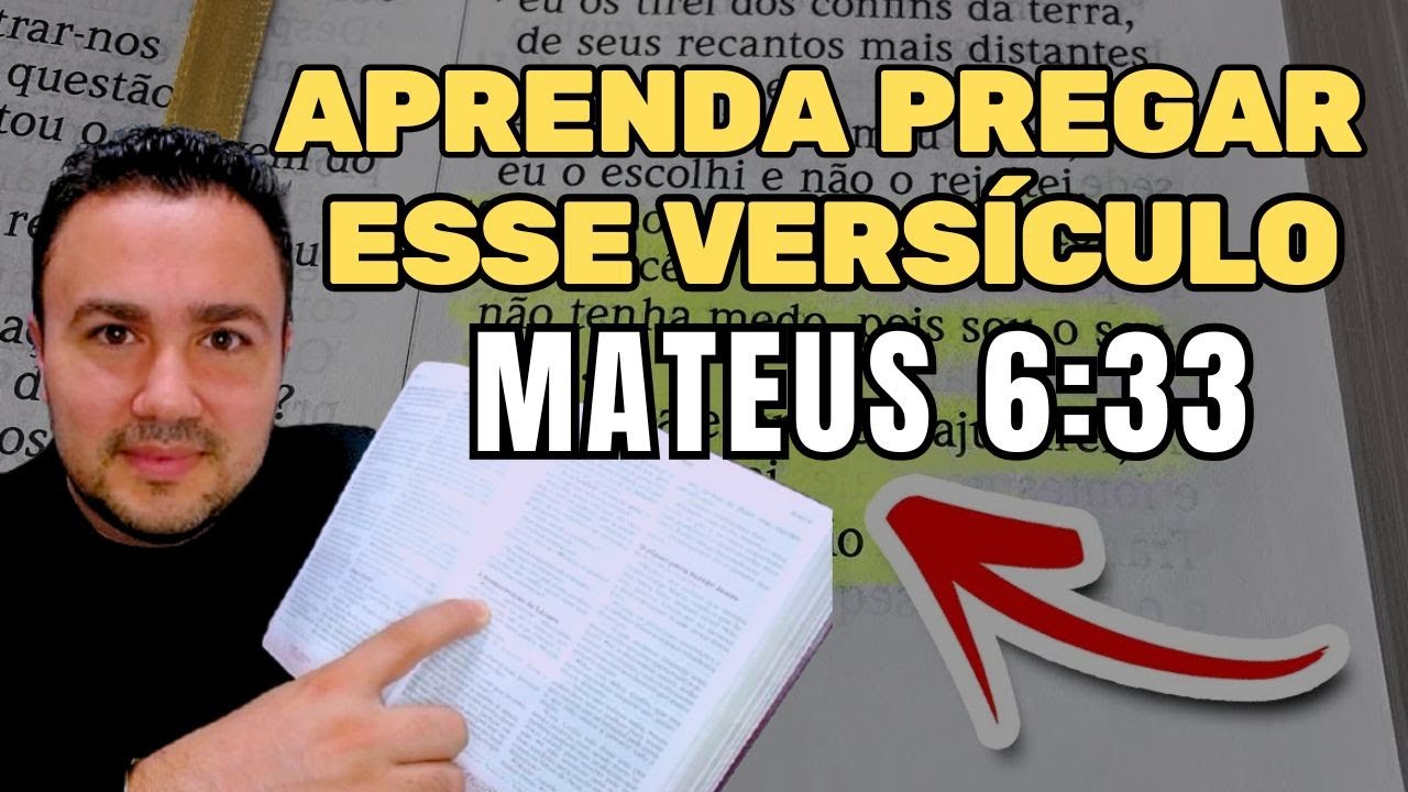 O REINO DE DEUS É PRIORIDADE | Aprenda Pregar Mateus 6:33 de Forma Prática!