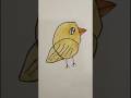 Draw a sparrow/Bird using Number 6#easydrawing #kidsvideo #drawfromnumber #drawingforkids