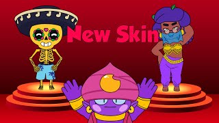 BRAWL STARS ANIMATION: NEW SKIN POCO VS ROSA
