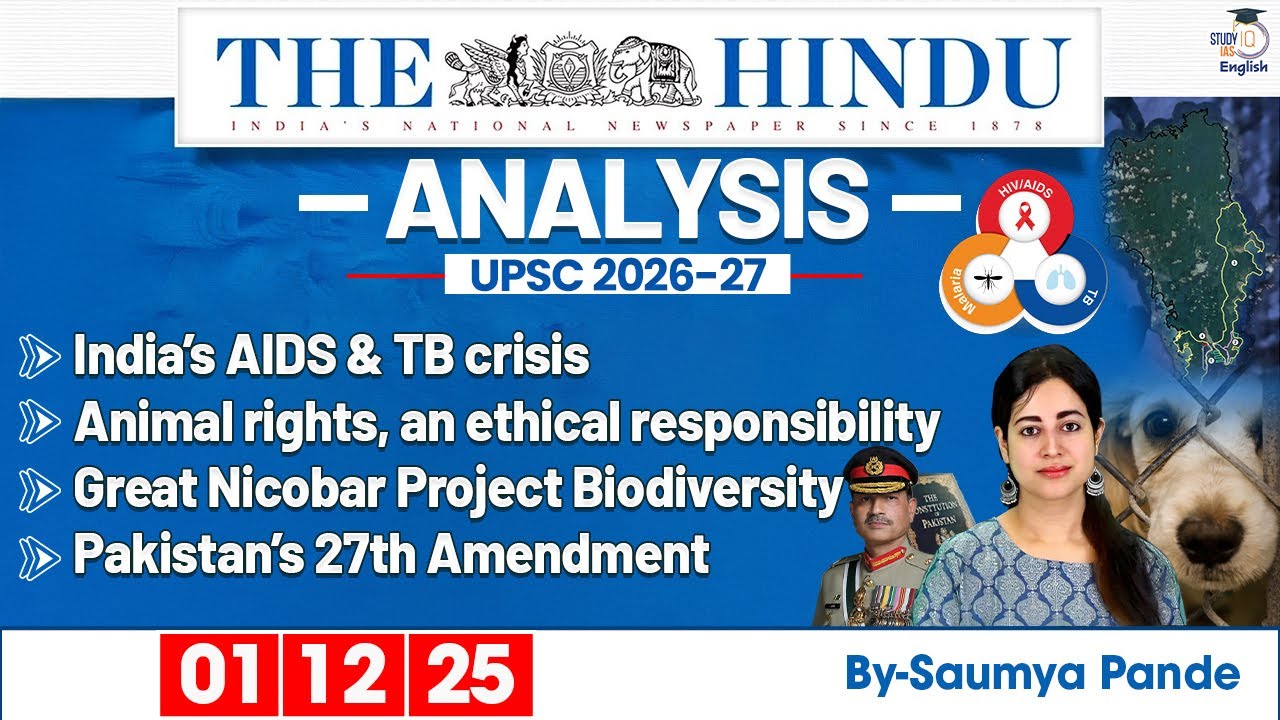The Hindu Analysis | 1 December 2025 | Daily Newspaper Analysis for ...