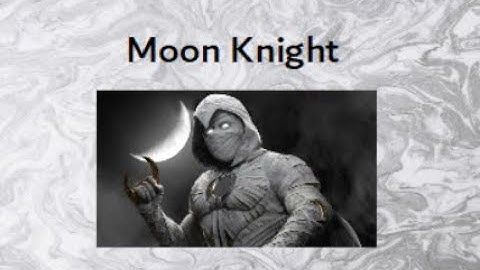 How to make Moon Knight (Marc Spector) from the Marvel series in Lego