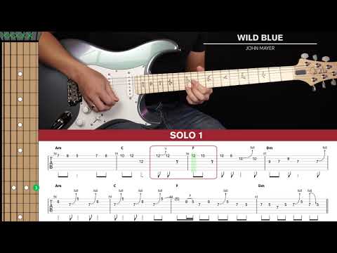 Wild Blue Guitar Cover John Mayer 🎸|Tabs + Chords|