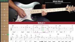 Wild Blue Guitar Cover John Mayer 🎸|Tabs + Chords|