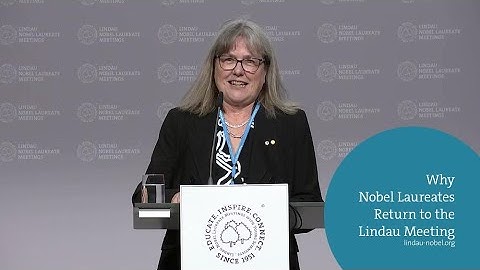 Donna Strickland: Why Nobel Laureates Return to the Lindau Meetings