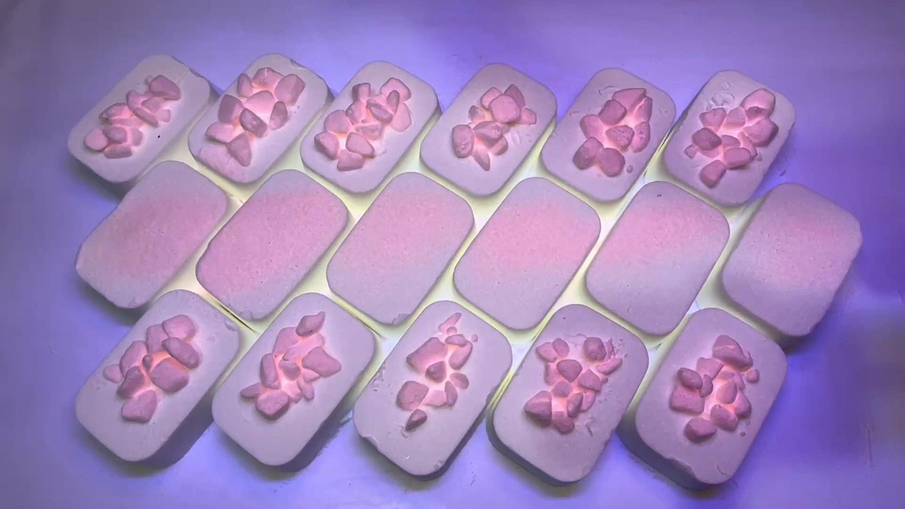 ASMR baking soda | Pink in Yellow ASMR