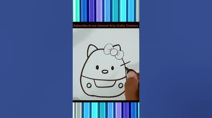 How to draw hello kitty squishmallow I #art #drawing #ytshorts #easydrawing #draw #shorts #subscribe
