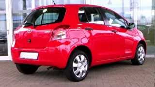 Toyota Yaris 1.0 VVT-i Cool Rot 096506 www.autohaus.biz/suklueneburg