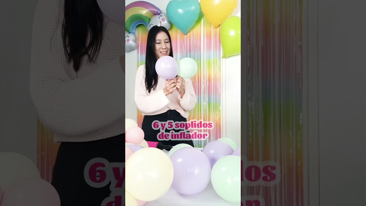 ¡Excelente tutorial para armar un arco de globos, mirá! 🥳🎉
