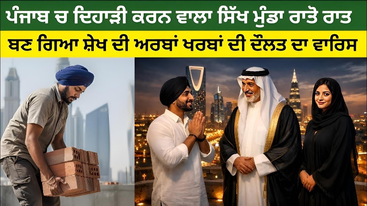 ਪੰਜਾਬ ਦਾ ਦਿਹਾੜੀਆਂ ਕਰਨ ਵਾਲਾ ਸਿੱਖ ਮੁੰਡਾ ਬਣ ਗਿਆ ਸ਼ੇਖ ਦੀ ਅਰਬਾਂ ਖਰਬਾਂ ਦੀ ਦੌਲਤ ਦਾ ਵਾਰਿਸ਼ 