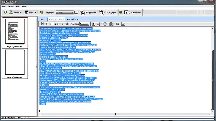 A PDF OCR - Powerful Windows application OCR scanned PDF documents to editable text files